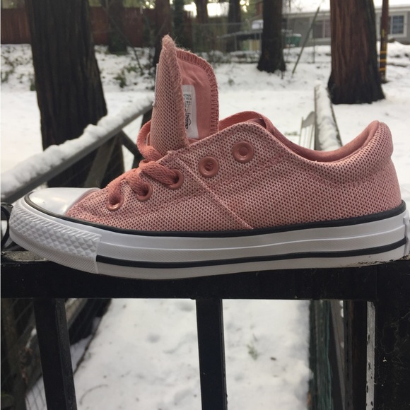 Converse All Star rust / pink ‘ Storm’ kicks low top snickers HP 25 - Picture 9 of 11